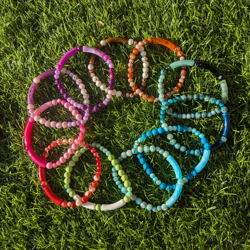 Hand Crafted Hand Beaded Anklets